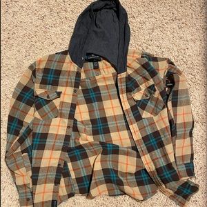 Brown flannel
